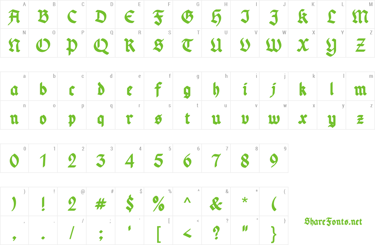 Font Glory Rose preview